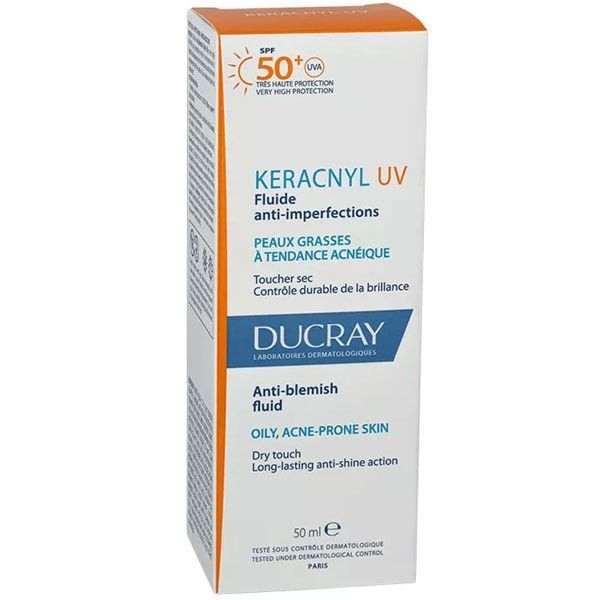 Ducray Keracnyl UV SPF50+ Anti Blemish Fluid 50 ml