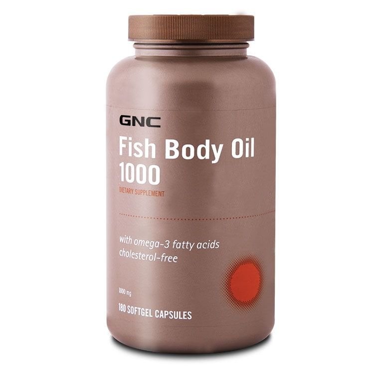 GNC Fish Body Oil 1000 Mg - 180 Kapsül