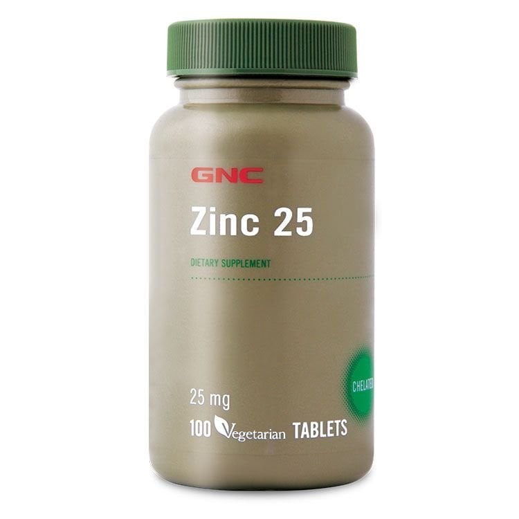 GNC Zinc 25 Mg  - 100 tablet MİAD 09/2016