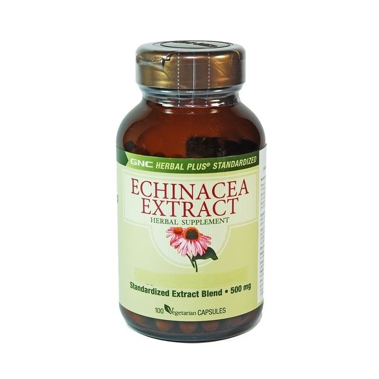 GNC ECHINACEA EXTRACT 500mg - 100 Kapsül MİAD 01/17