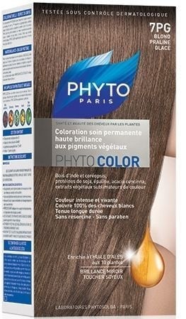 Phyto Color 7PG - Işıltılı Dore Sarı Bitki Ekstreli Saç Boyası