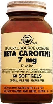 Solgar Beta Carotene 7 mg 60 Softjel