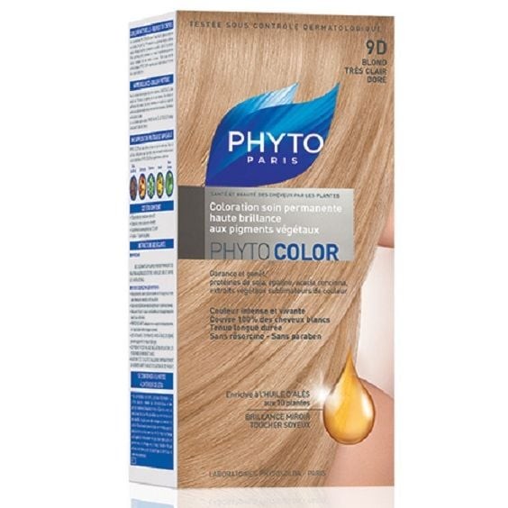 Phyto Color 9D - Açık Sarı Dore Bitkisel Ekstreli Saç Boyası