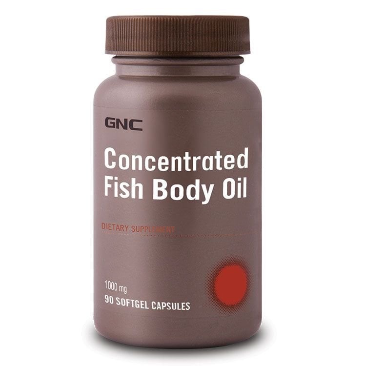 GNC Concentrated Fish Body Oil 1000 Mg - 90 Kapsül MİAD 07/16