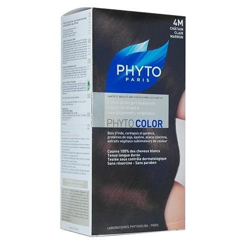 Phyto Color 4M - Açık Kahve Kestane Bitki Ekstreli Saç Boyası