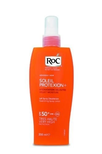 RoC Soleil Protexion Güneş Korumalı Nemlendirici Vücut Spreyi SPF 50+ çok yüksek güneş koruma faktörü 200 ml