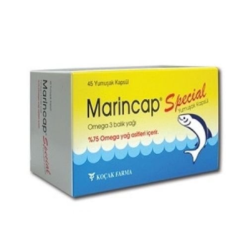 MARİNCAP SPECİAL YUMUŞAK KAPSÜL 720 MG 45 Kapsül