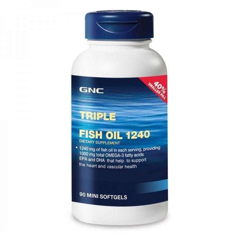 GNC Triple Fish Oil 1240 - 90 Kapsül