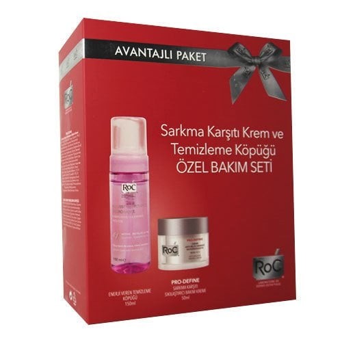RoC Sarkma Karşıtı Krem ve Temizleme Köpüğü Özel Bakım Seti