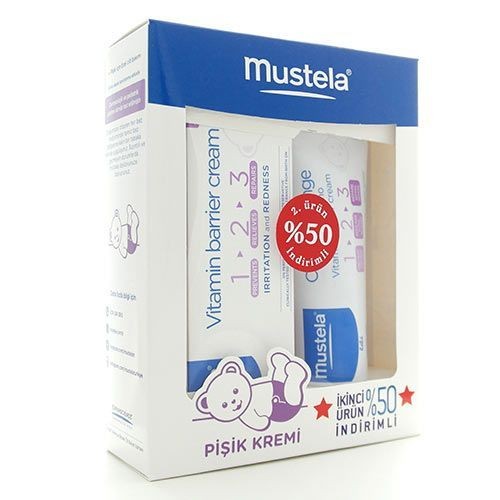 Mustela Vitamin Barrier 1>2>3> Cream 100ml 2.ürün %50