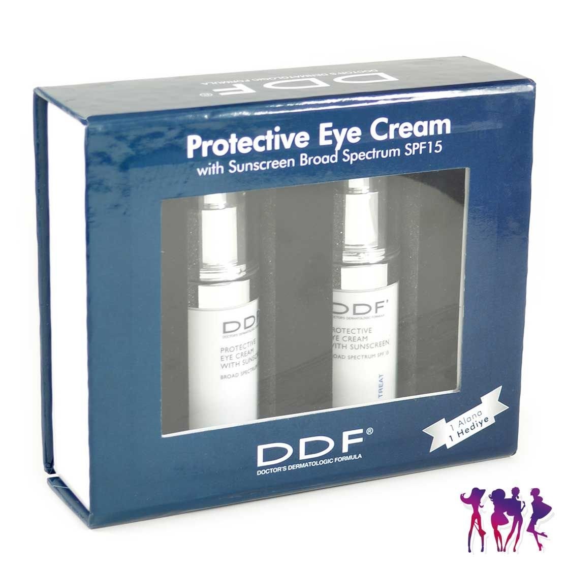 DDF Protective Eye Cream SPF 15 2li Kofre 2x15g Kofre