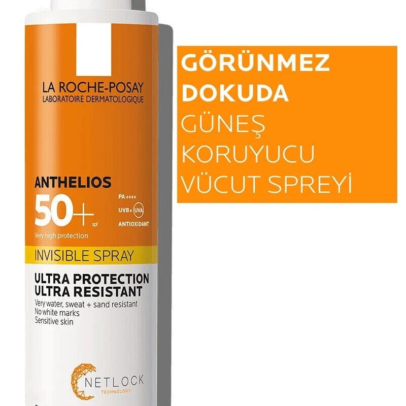 La Roche Posay Anthelios SPF50+ Invisible Yüksek Korumalı Vücut Güneş Kremi Spray 200 ml