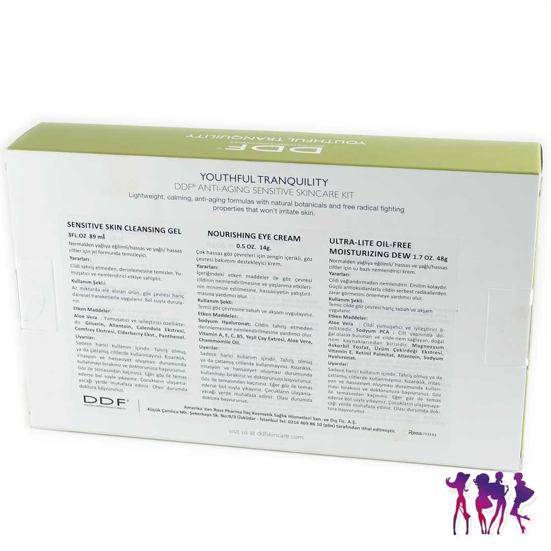 DDF Youthful Tranquility Anti-Aging Sensitive SkinCare Kit