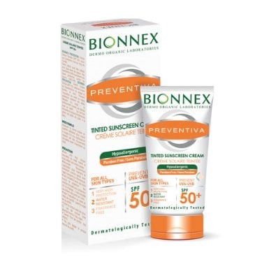 Bionnex Preventiva Tinted Renkli Güneş Kremi Spf50 50 ml