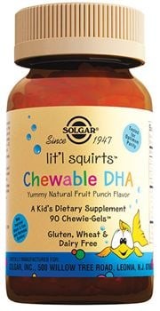 Solgar Lit'l Squirts Chewable DHA 90 Softjel