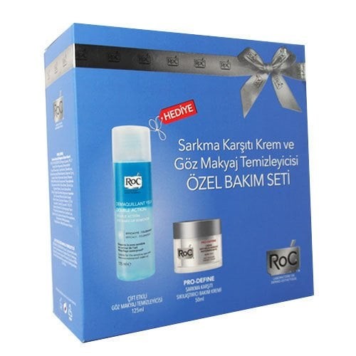 RoC Sarkma Karşıtı Krem ve Göz Makyaj Temizleyicisi ÖZEL BAKIM SETİ