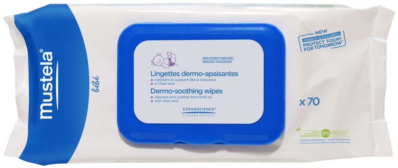 Mustela Dermo Soothing Wipes %0 Parfüm  70 yaprak