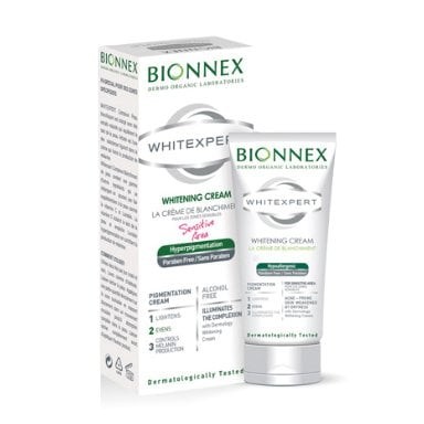 Bionnex Whitexpert Hassas Bölgeler için Aydınlatıcı - Beyazlatıcı - Leke Bakım Kremi 50ml