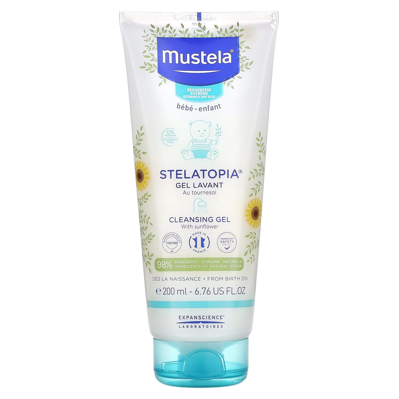 Mustela Stelatopia Cleansing GEL 200 ml