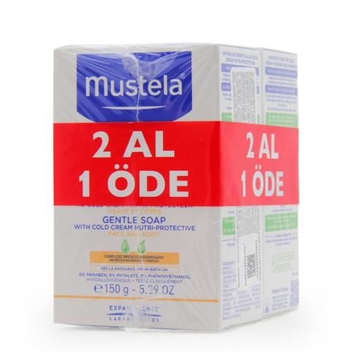 Mustela Gentle Soap Nazik Sabun 2 AL 1 ÖDE!