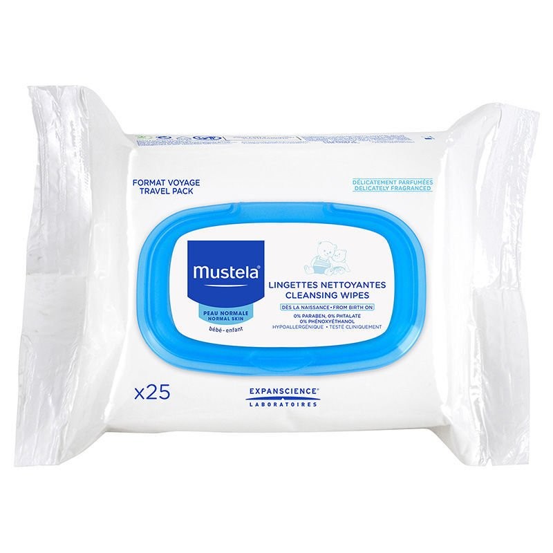 Mustela Facial Cleansing Cloths Wıth Physıobebe 25 mendil