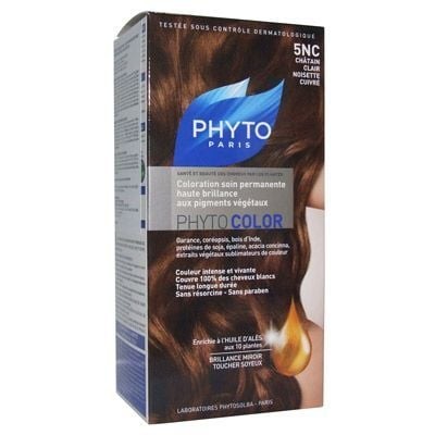 Phyto Color 5NC - Açık Bakır Kestane Bitki Ekstreli Saç Boyası