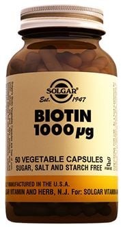 Solgar Biotin 1000 mcg 50 Kapsül