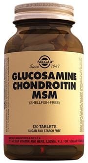 Solgar Glucosamine Chondroitin MSM 120 Tablet