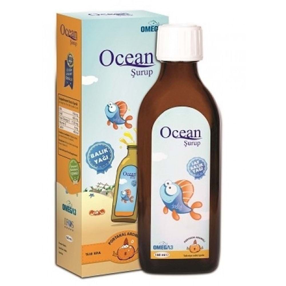 Orzax Ocean Omega3 Şurup 150 ml - Portakal