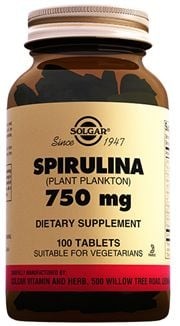 Solgar Spirulana 750 mg 100 Tablet