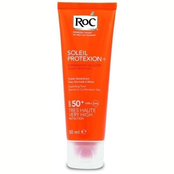 RoC Soleil Protexion Normal & Karma Ciltler İçin Güneş Koruyucu Likit Yüz Nemlendiricisi SPF 50+ 50ml