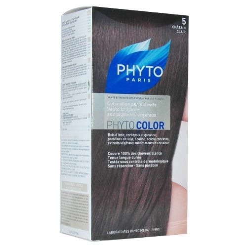 Phyto Color 5 - Açık Kestane Bitki Ekstreli Saç Boyası