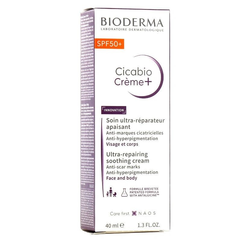 Bioderma Cicabio Spf50+ Cream 40 ml