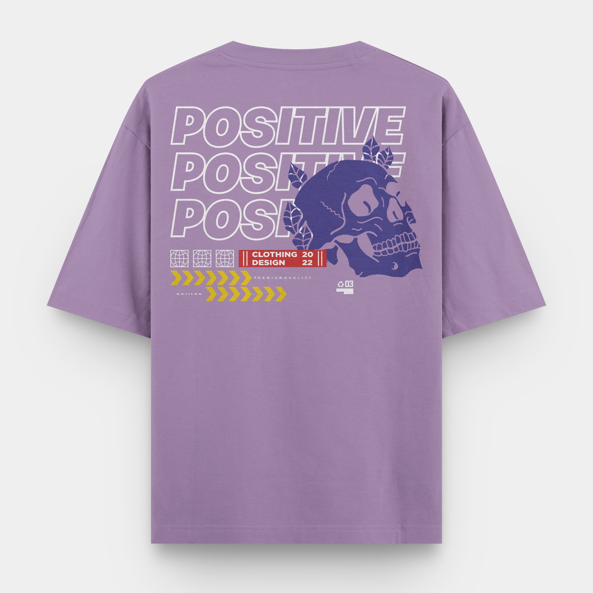 Oversize Tshirt - Positive Vibes
