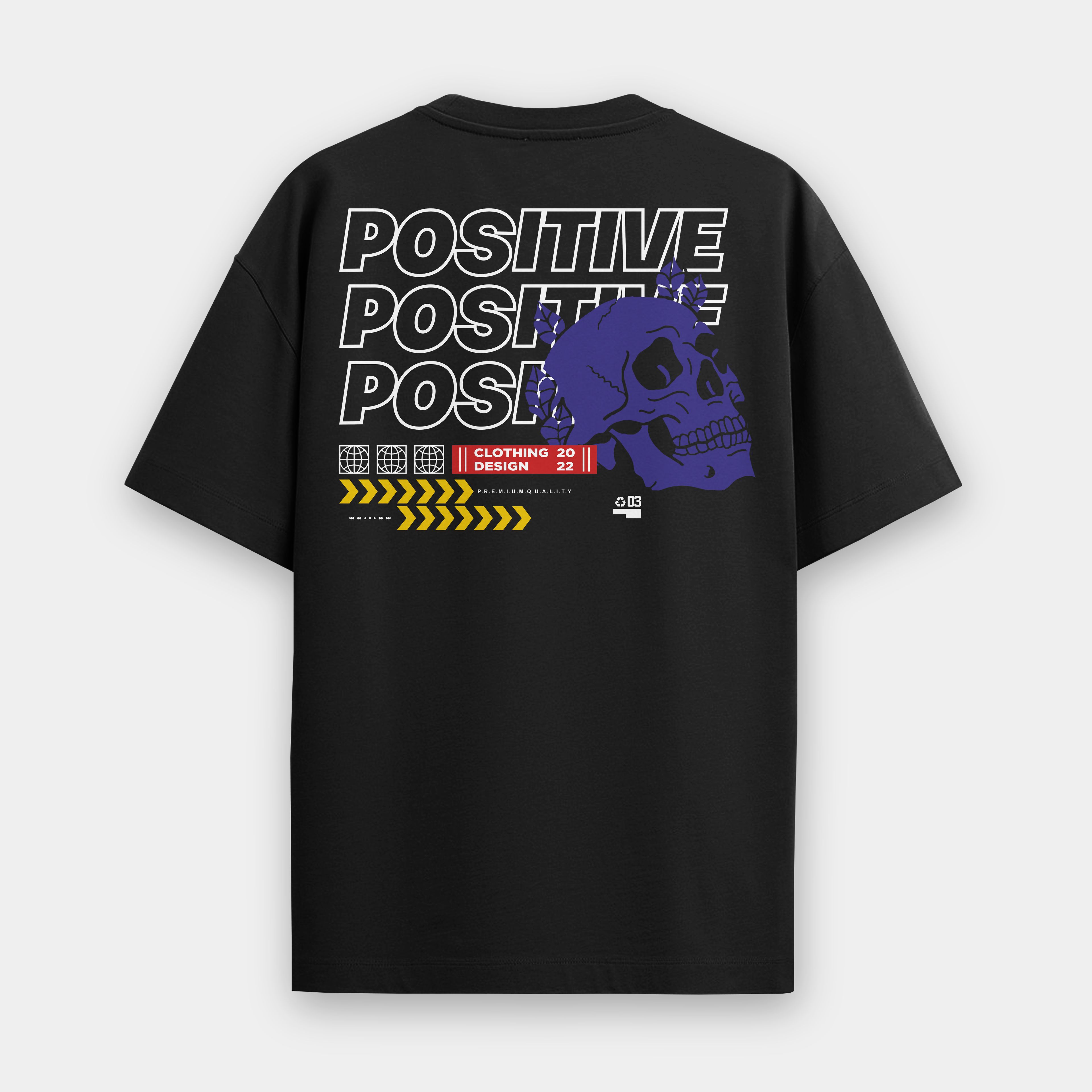 Oversize Tshirt - Positive Vibes #27