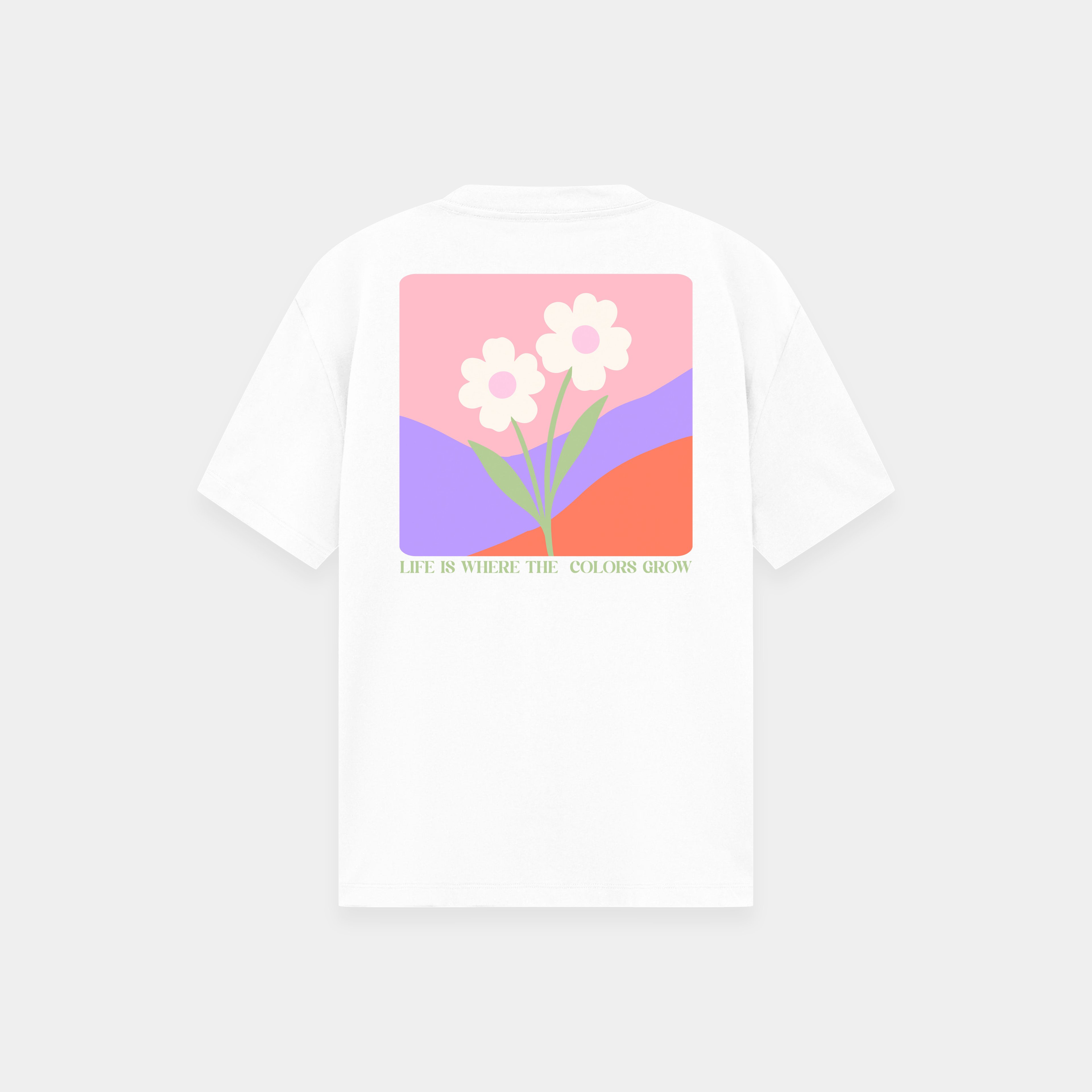 Çocuk Tshirt - Life is Where the Colors Grow