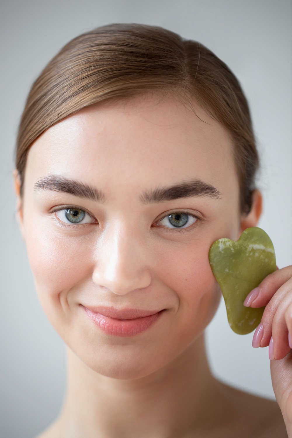 Gua Sha Yeşim Yüz Masaj Taşı