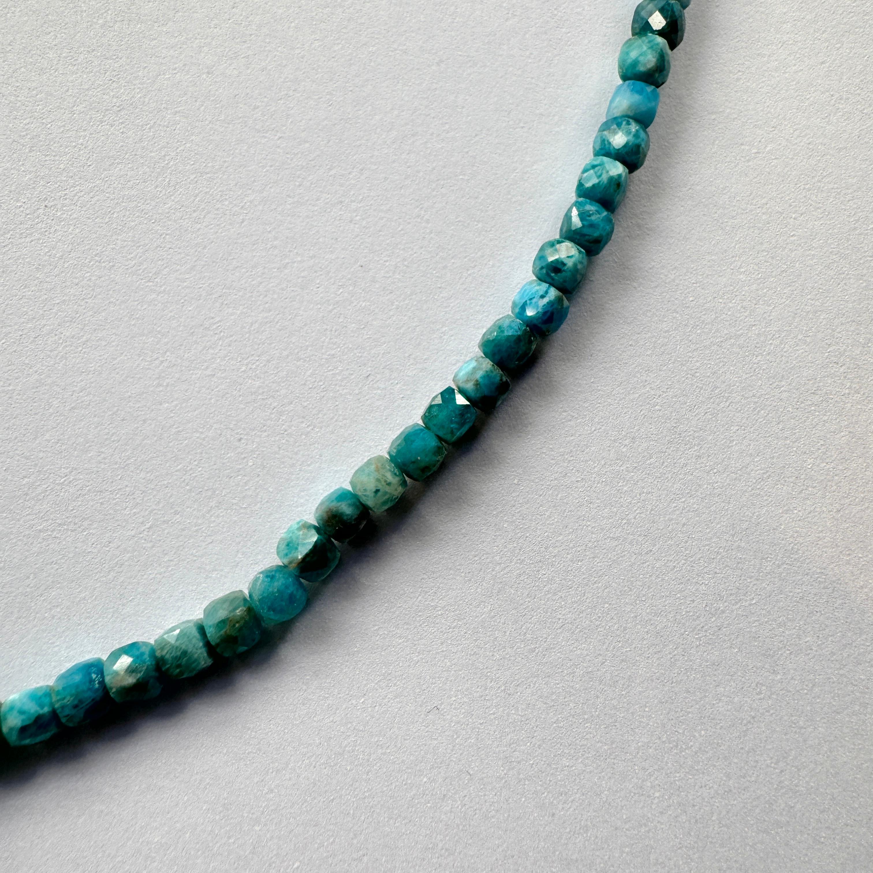 Faceted Apatite Necklace