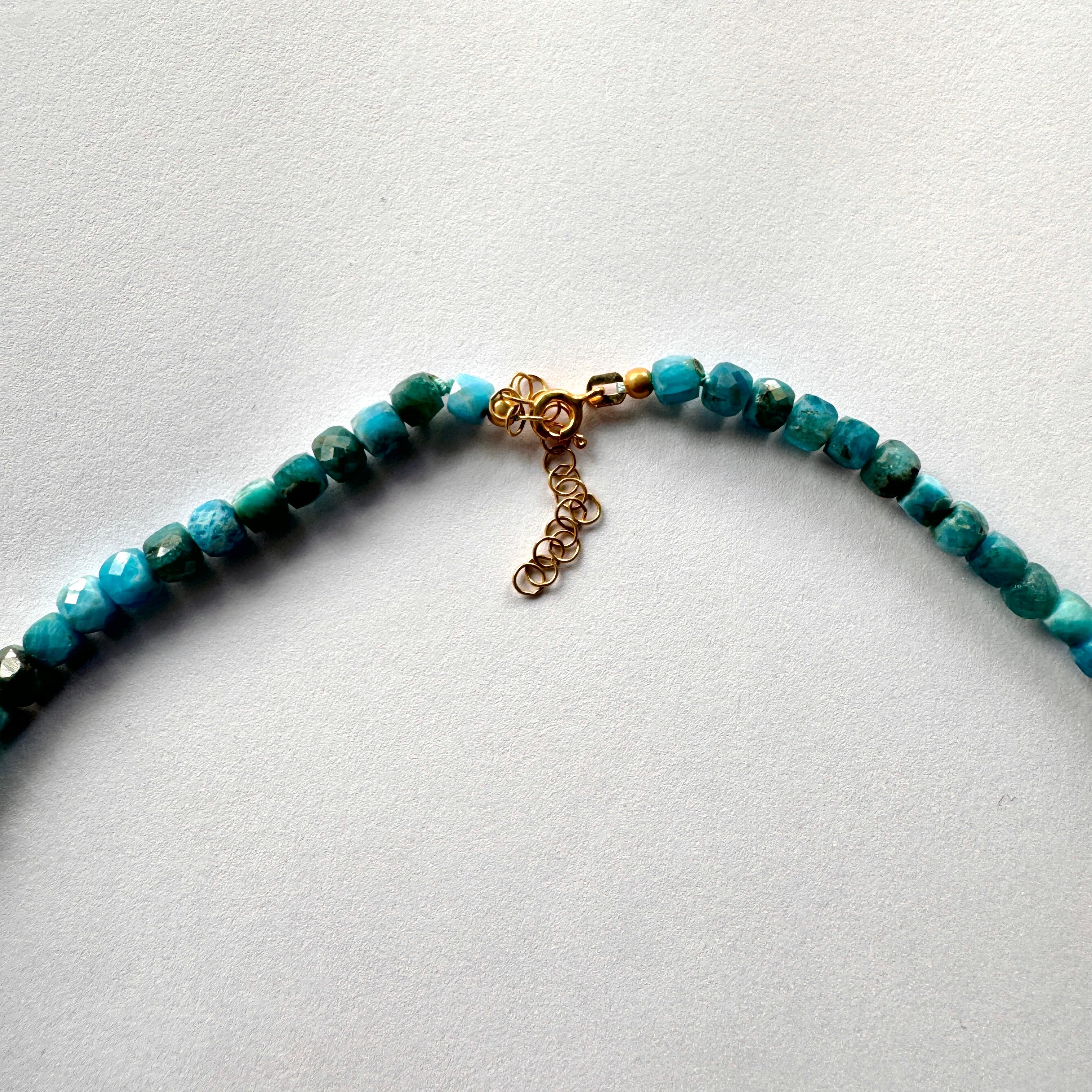 Faceted Apatite Necklace