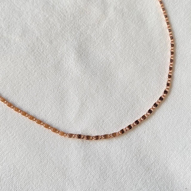 İtalyan Kuş Gözü Zincir Rose Gold 38+4 cm