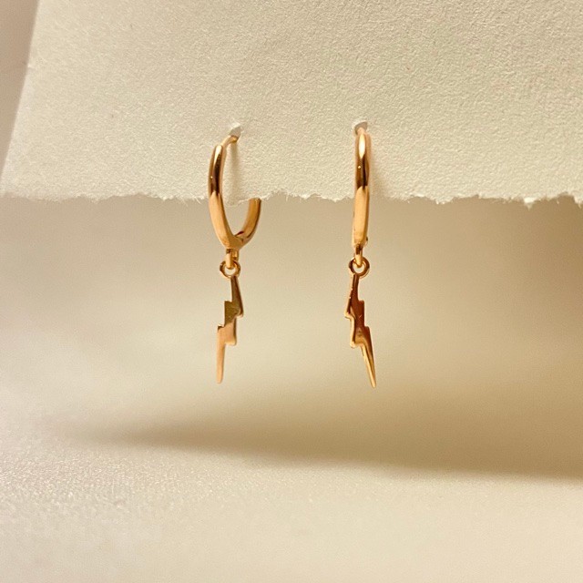  Minimal Lightning Earrings