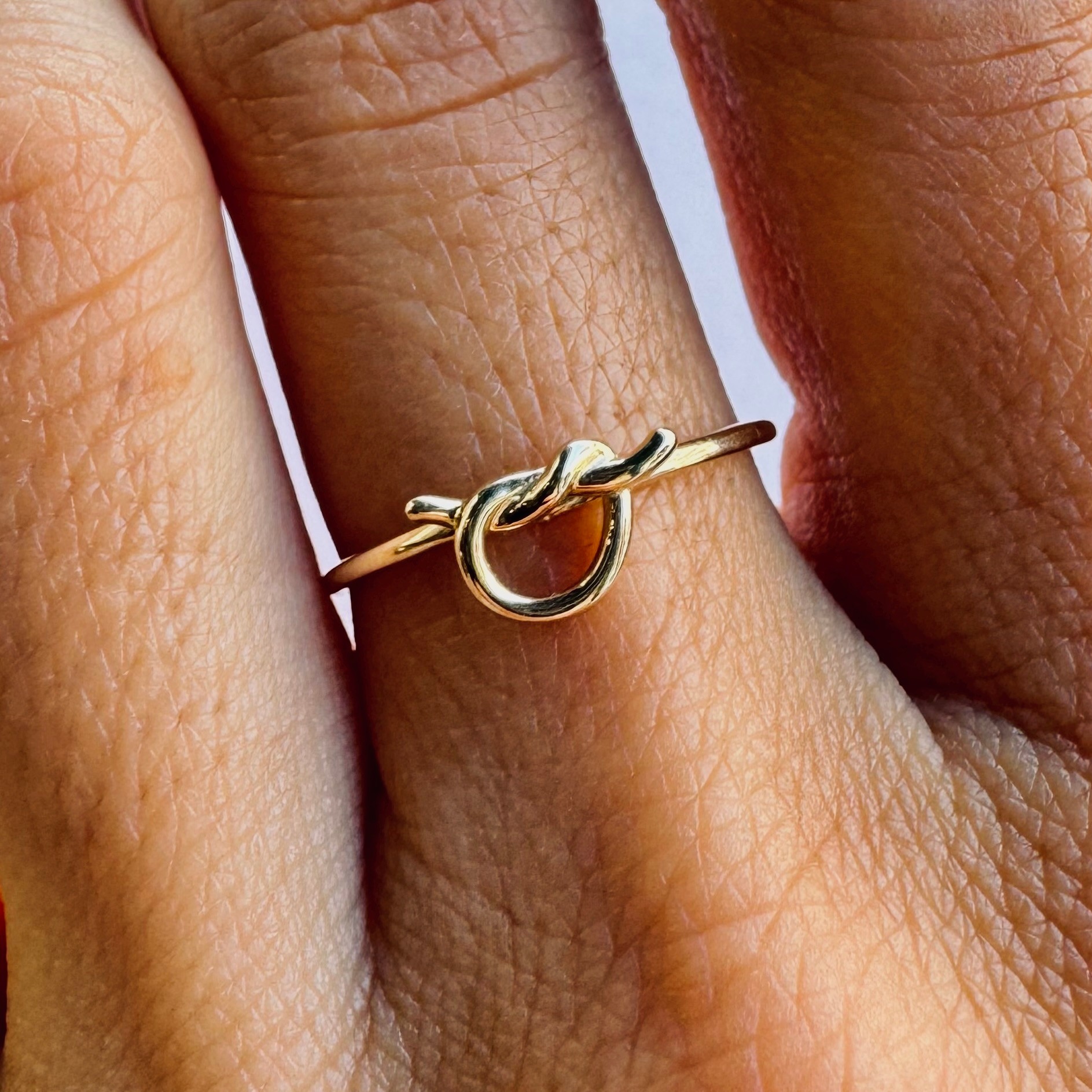  Knot Ring-14 Carat Gold