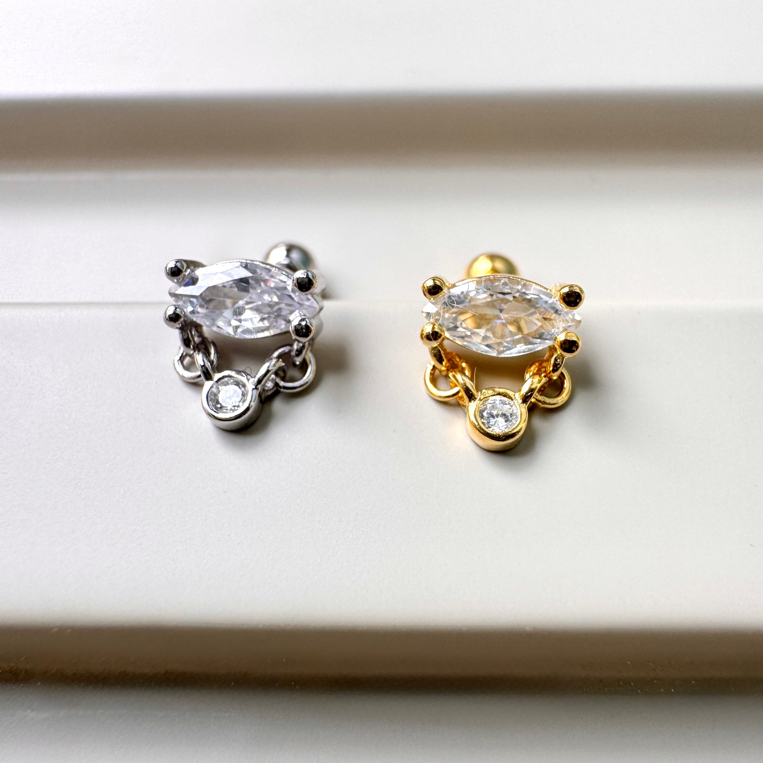 Arpa Taş Tohum Sallantılı Piercing
