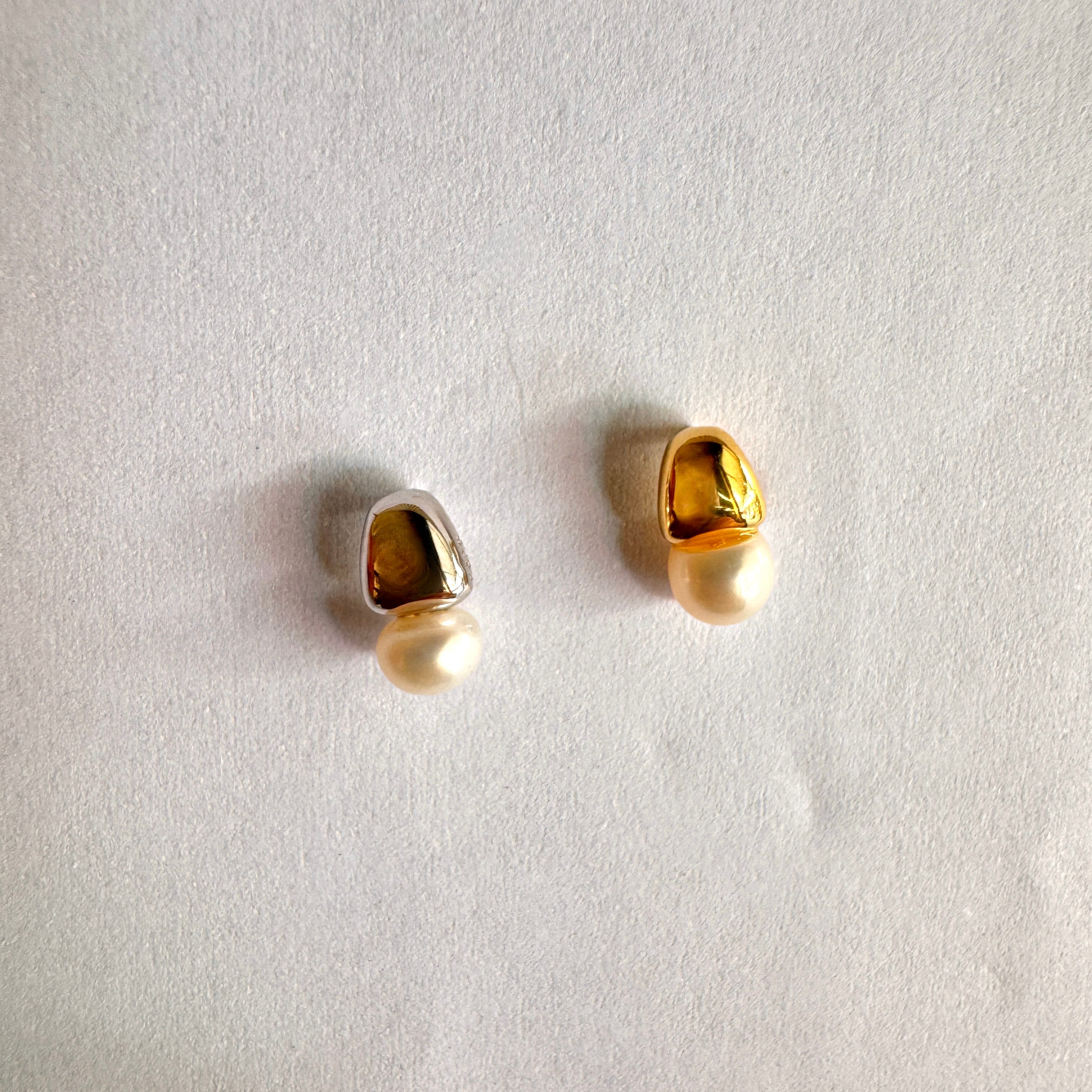 Mini İnci Basic Stud Küpe-Tek