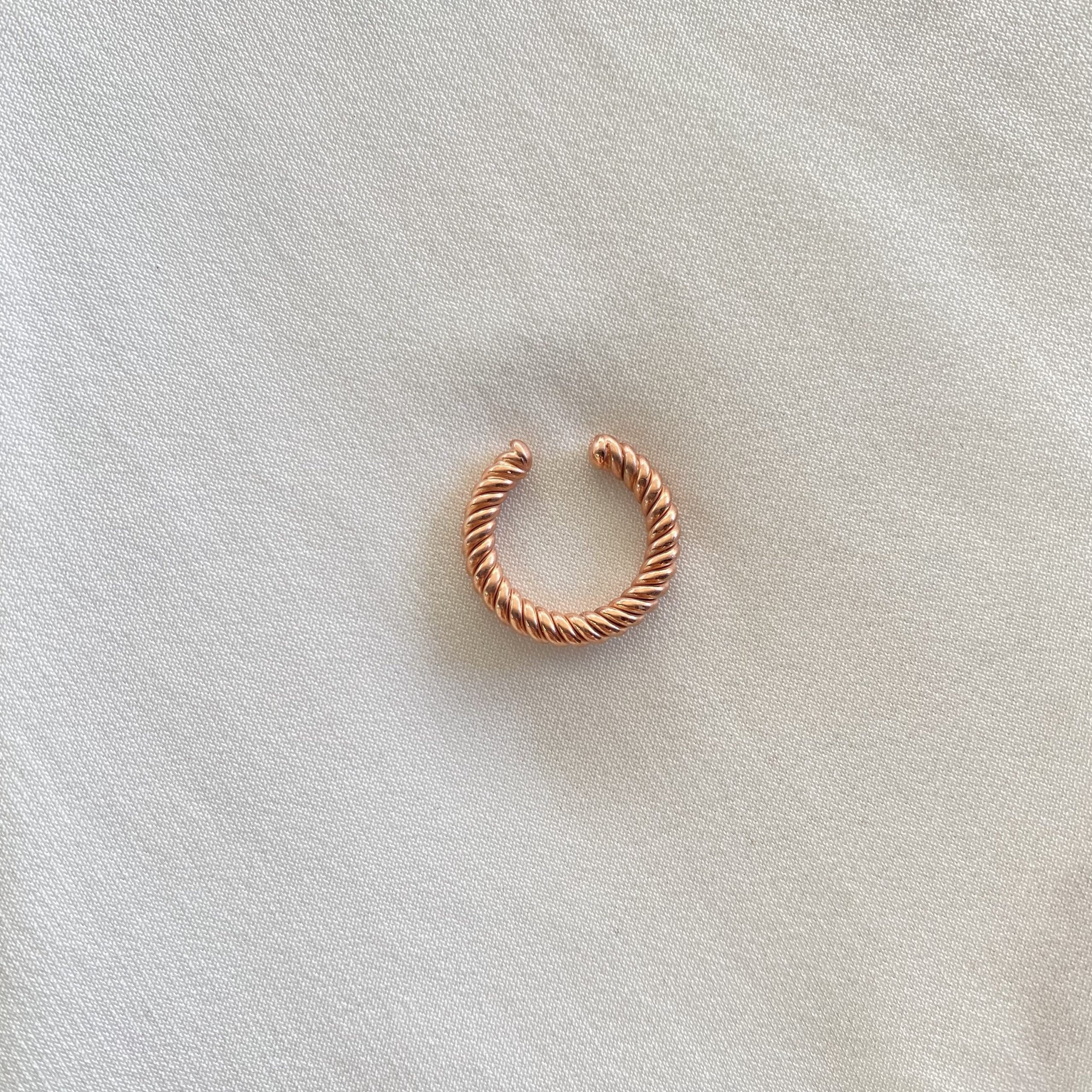 Kalın Burgu Earcuff Rose Gold