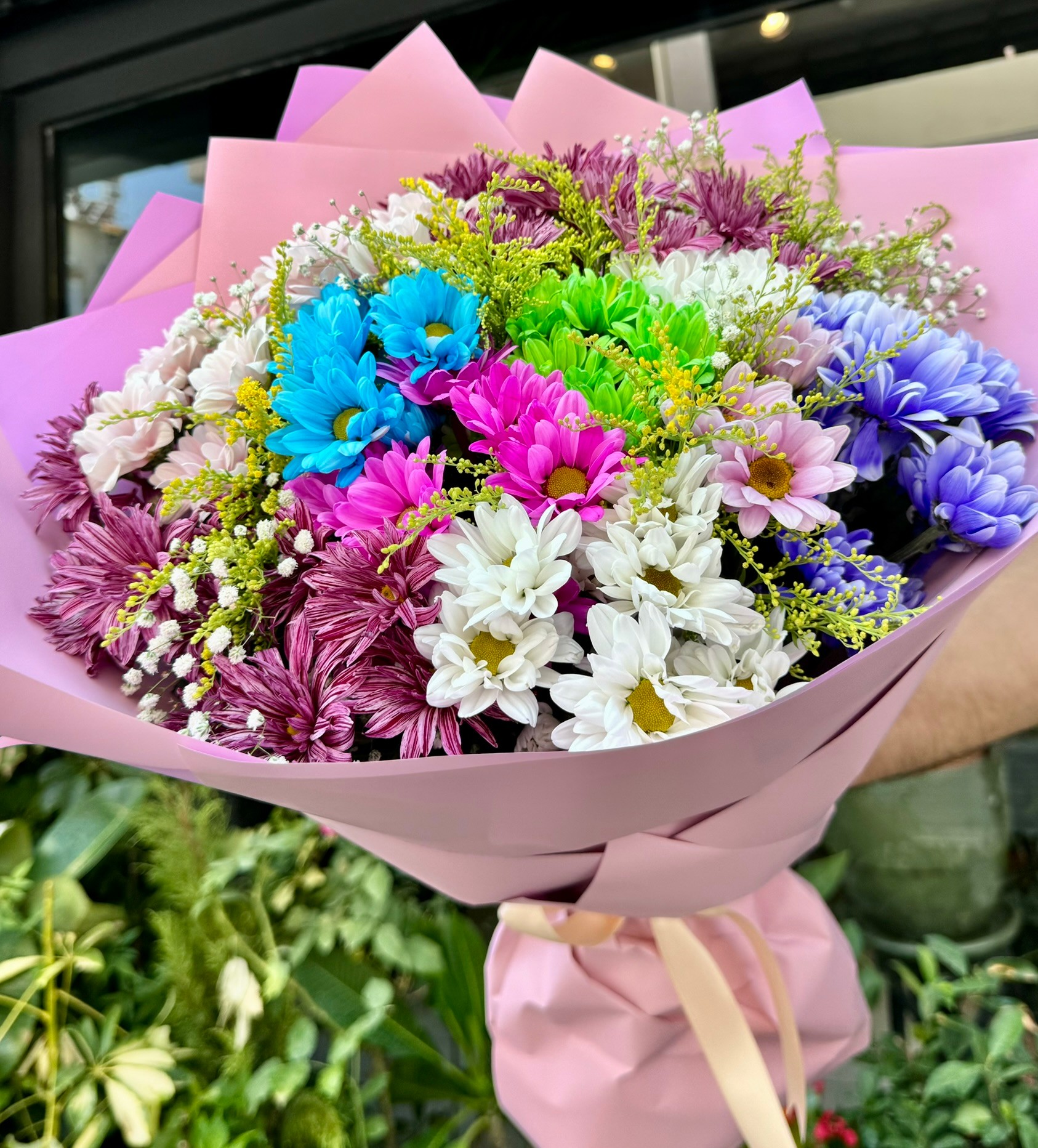 Blume Renkli Papatya Buketi
