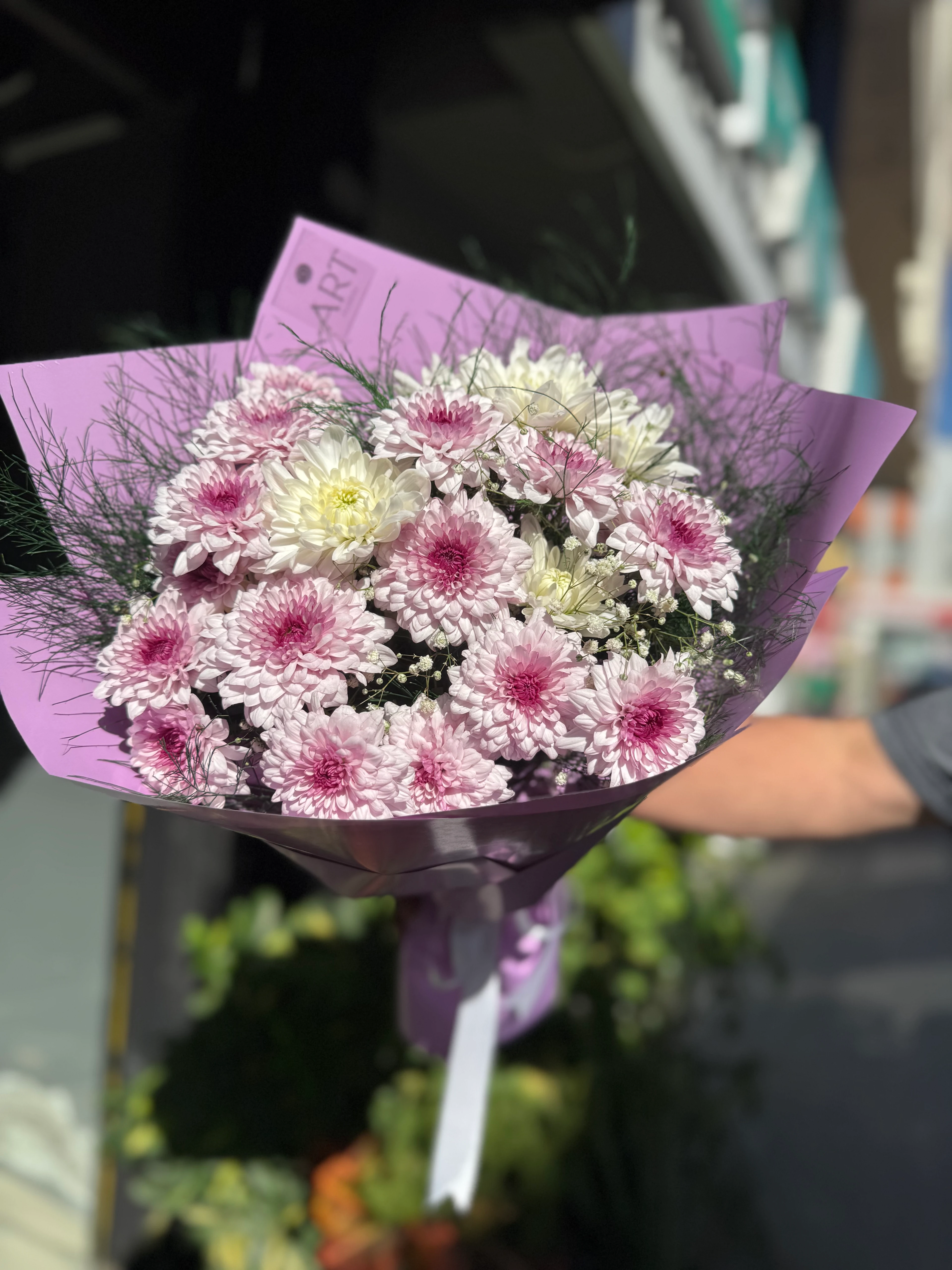 Pembe Kasımpatı Buketi 