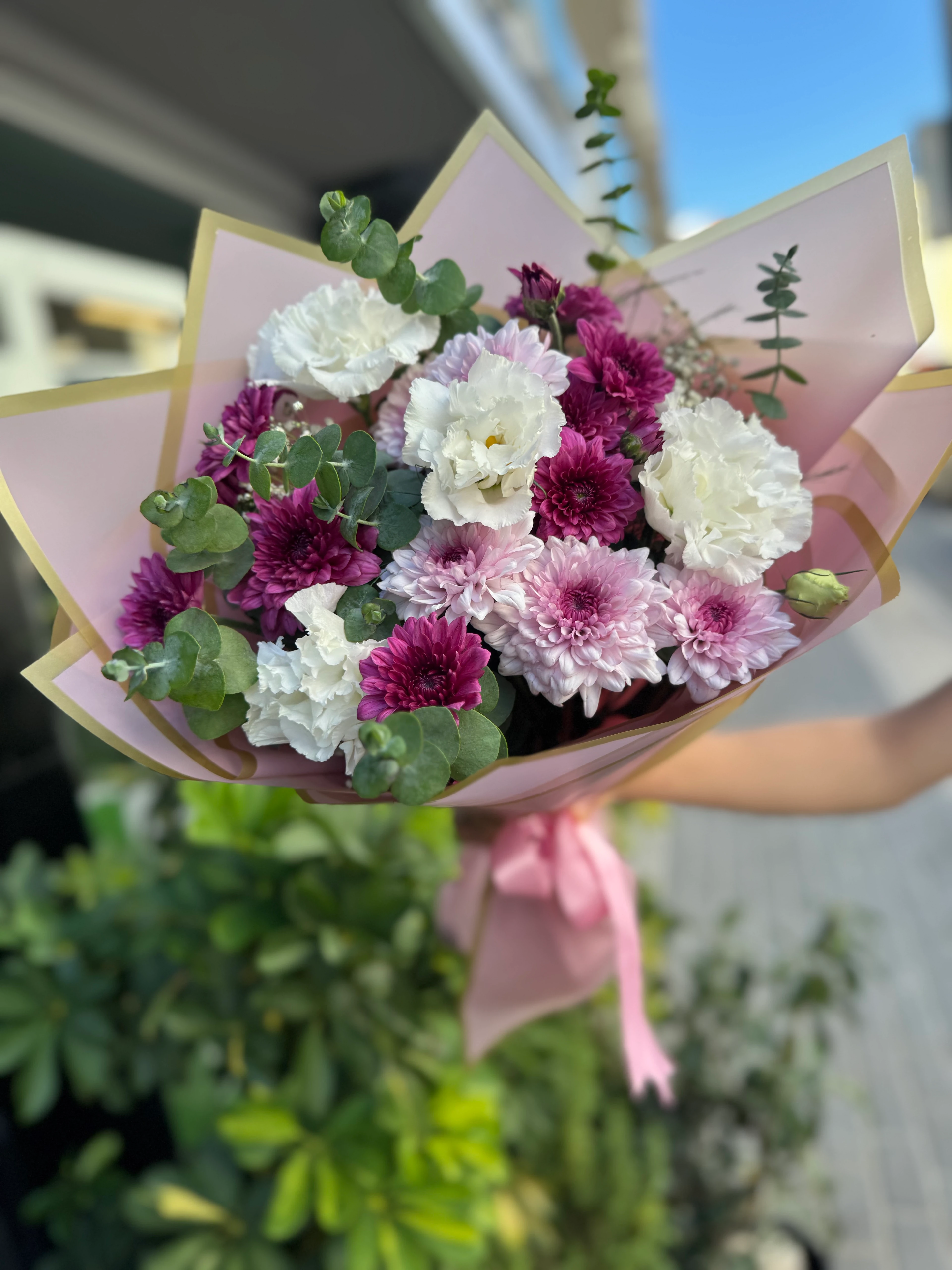 Kasımpatı Lisyantus Buketi 