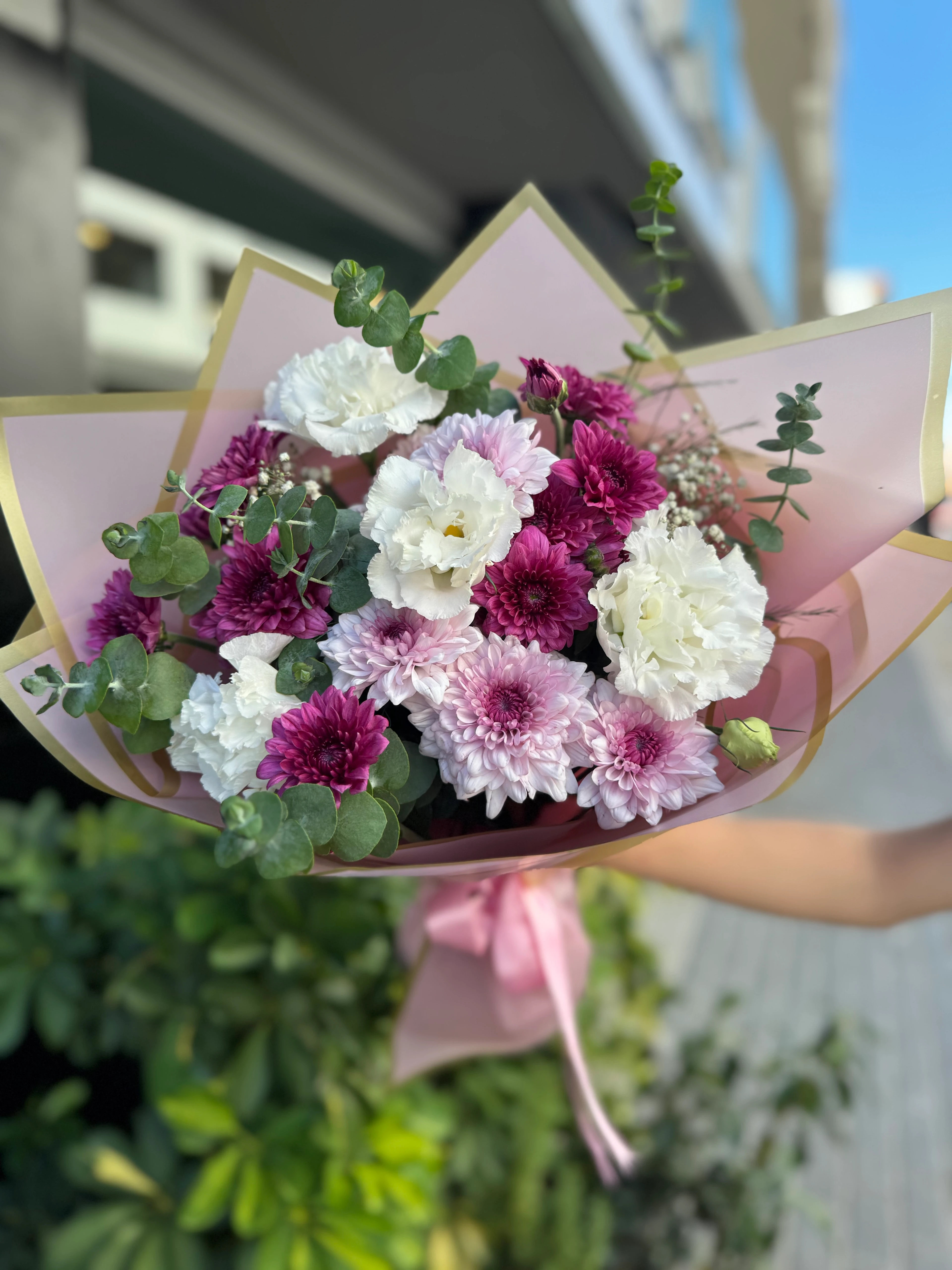 Kasımpatı Lisyantus Buketi 