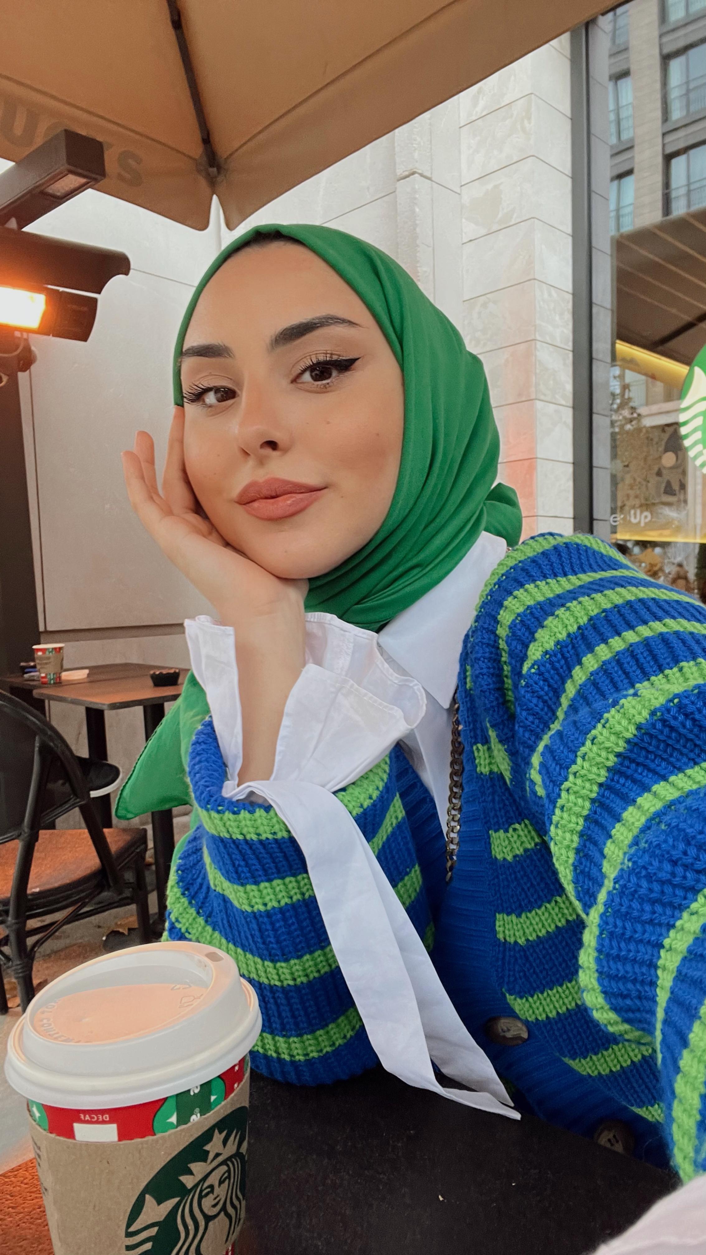 Hooops Çizgili Hırka Saks